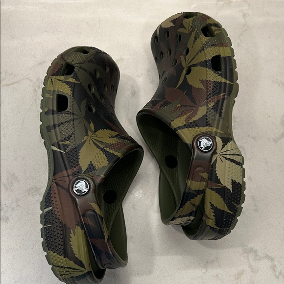 Crocs Unisex Adult Hemp Clog Camouflage Slip On - Picture 11 of 16